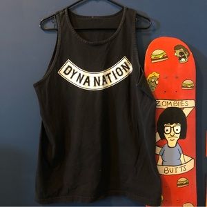 Black Tank Top Dyna Nation